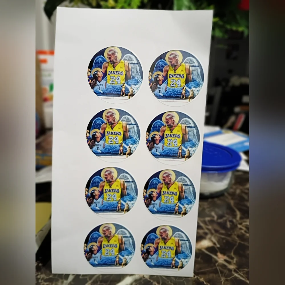 Kobe & Gigi Stickers For Mail or Computers Etc.